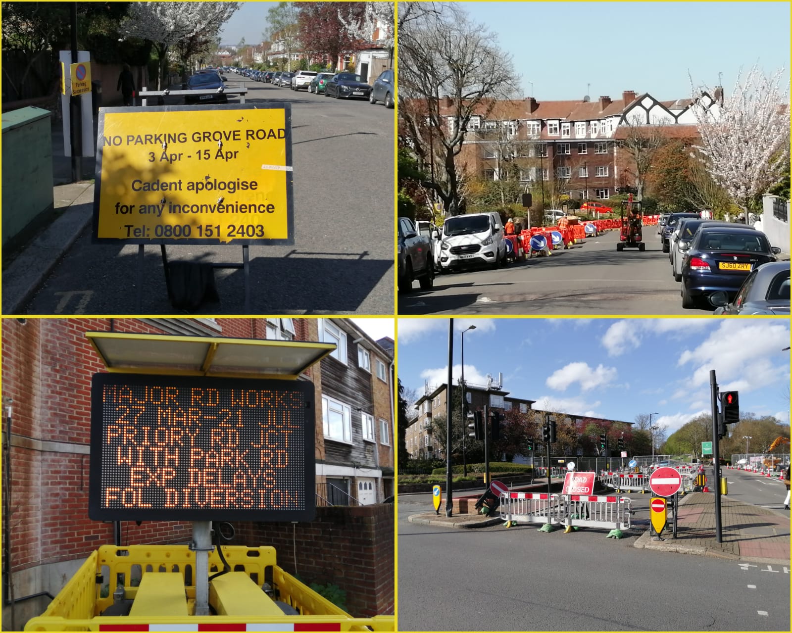 Roadworks around AS 20230411 Roadworks around AS 20230411