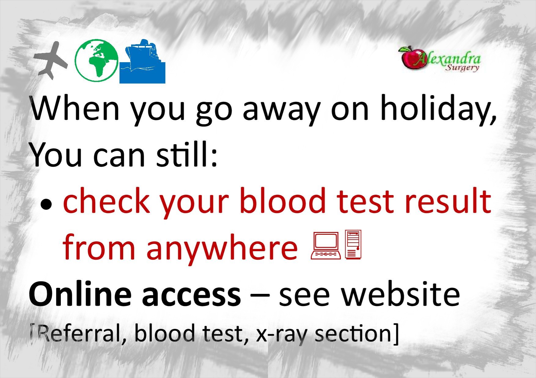 Online access_when on holiday